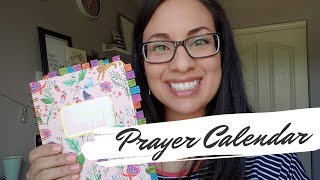 SIMPLE PRAYER CALENDAR SET UP See how I set up my simple daily prayer calendar  prayer journal [upl. by Nonnaihr]