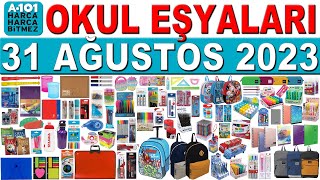 A101 OKUL EŞYALARI 2023  A101 31 AĞUSTOS 2023 KIRTASİYE OKUL ÜRÜNLERİ KATALOĞU A101 OKUL ALIŞVERİŞİ [upl. by Anafetse991]