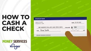 How to cash a check with Money Services [upl. by Ahseinad]