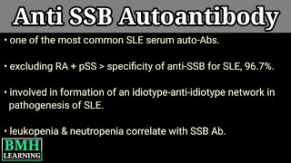 Anti SSB Autoantibody  AntiLa Antibodies [upl. by Agnot]