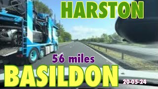 Harston CB22 to Basildon SS14 56 miles 200524 [upl. by Ledairam]