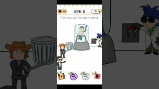 Brain Test 2 Level 15 Smith And Joe vs Professor Bigbrain Solved androidgames braintest answer [upl. by Asor]