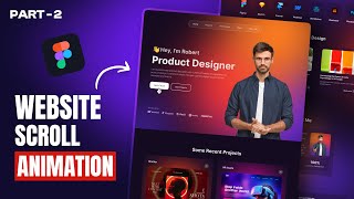 How to Create Full Page Website Scroll Animation In Figma  Figma Tutorial [upl. by Edita]