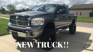 2007 Dodge Ram 59 Cummins Lifted Start Up [upl. by Agripina708]