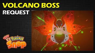 How to get Volcarona Illumina Form  Fireflow Volcano Boss  New Pokemon Snap Guide amp Walkthrough [upl. by Ebonee775]