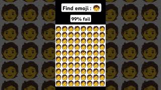 Find emoji 🧒 YouTube shorts new trend subscribe [upl. by Suisyola]