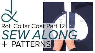 Sewing a Coat A Sew Along Part 12 Sewing the In Seam Pockets [upl. by Ianej125]