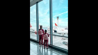 London ✈️ Seattle Virgin Atlantic Flight Mini Travel Vlog Heathrow Airport Plane Food amp MumLife [upl. by Strage]