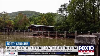 Helene leaves town without power and water in North Carolina [upl. by Anawit]