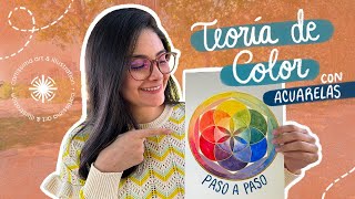 Cómo MEZCLAR COLORES CON ACUARELA Aprende PASO A PASO todo sobre LA TEORIA DEL COLOR 🍭🤩 [upl. by Idna]