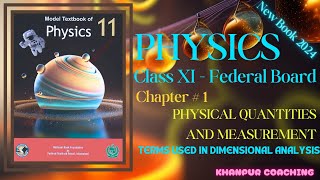 TERMS USED IN DIMENSIONAL ANALYSIS CLASS 11CHAP 1PHYSICAL QUANTITIES AND MEASUREMENTS [upl. by Margalit151]