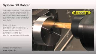 System DD Bohren  Paul Horn GmbH Hartmetallwerkzeugfabrik Tübingen [upl. by Rehpotsirahc]