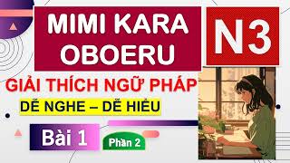 Ngữ Pháp Mimikara Oboeru N3  Bài 1 Phần 2 [upl. by Iaras981]