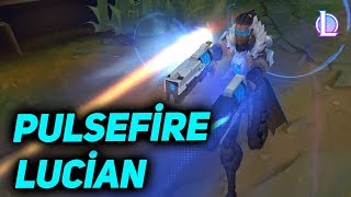 Pulsefire Lucian Kostüm Tanıtımı  League of Legends [upl. by Oicirtap]