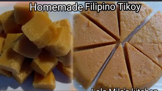 How to make Quick and Easy TikoyQuezon Filipino Tikoy [upl. by Iluj]