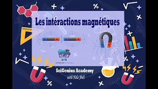 les interactions magnétiques part 1  3ème math  science  technique et info [upl. by Eeral385]