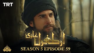 Ertugrul Ghazi Urdu  Episode 59  Season 5 [upl. by Tibbitts]