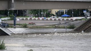 Eingestürzte Brücke in Dresden Aufräumarbeiten an Carolabrücke abgeschlossen [upl. by Naerb]