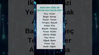 🌠 Burcuna Göre En Büyük Destekçin Kim 🌠 astroloji enerji astrolojidefteri [upl. by Cirdet473]