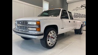 1997 Chevrolet Silverado 3500 Loaded Crew Cab Dually Low Mileage Pickup [upl. by Hsitirb48]