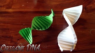 Cara membuat Origami dna paper model design Easy Origamy [upl. by Annid445]