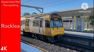 Queensland Rail Trainspotting  Rocklea [upl. by Harlan]