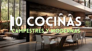 10 Cocinas modernas 2023 [upl. by Kablesh626]