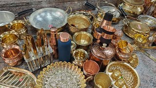 Chickpet Banglore Wholesale Copper Brass Items Collection Direct From Manufacturers [upl. by Oirelav557]