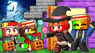 Le KIKOO et ma SŒUR fêtent Halloween sur Minecraft [upl. by Seely]