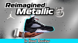 FIRST LOOK 2025 quotReimagined Metallic Blackquot Jordan 5s🔥 The Best Jordan 5 EVER [upl. by Sewoll]