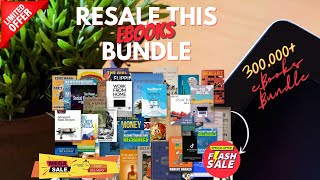 Plr eBooks Bundle with reseller rights license 300000 eBooks for make money online or personal use [upl. by Clarie]