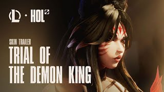 Trial of the Demon King  Immortalized Legend Ahri Skin Trailer  League of Legends [upl. by Ydissak658]