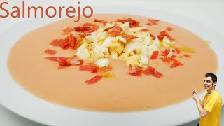 Receta de VERANO SALMOREJO CORDOBÉS 🍅🍲 súper fácil y rico [upl. by Inhoj695]