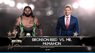 WWE 2K23 Bronson REED Vs Mr McMaHon [upl. by Assilrac]