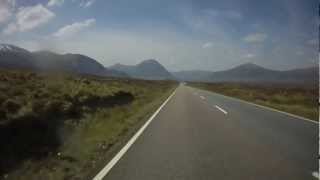 Scotland Tyndrum to N Ballachulish Via A82 Rannoch Moor Pass of Glencoe HD [upl. by Tamis]