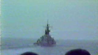 USS Missouri 16 inch fire summer 1987 [upl. by Sammons]