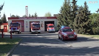 Sirenenalarm  Inside View Einsatzübung Feuerwehr Doberschütz zum Floriansfest [upl. by Coke437]