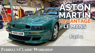 Smooth Roar The Aston Martin V8 Vantage Noise Solved Part 2  Tyrrells Classic Workshop [upl. by Kingston]