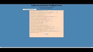 Customer Survey Feedback Collection System Project  HTML CSS JavaScript NodeJS and MongoDB [upl. by Miah607]