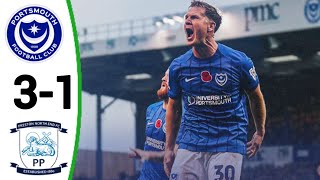 Portsmouth vs Preston 31 All Goals and Extended Highlights [upl. by Cecelia]