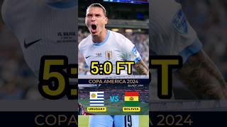 Uruguay 50 Bolivia Copa America 2024 Highlights  Pellistri Nunez Araujo Valverde Bentancur [upl. by Munro]