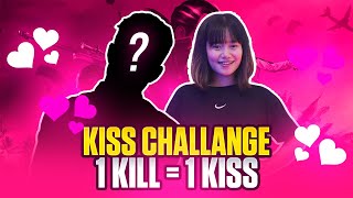 1 Kill Per 1 Kiss Sooneeta Challenge With Ajjubhai 💖  Garena Free Fire Total Gaming [upl. by Ahsinawt]