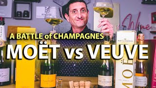 The BEST Champagne Brands  Moët amp Chandon vs Veuve Clicquot [upl. by Najtsirk]