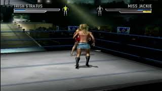 WWE Wrestlemania 21  XBOX Gameplay  Trish Stratus vs Miss Jackie  Bra amp Panty Match [upl. by Riatsila]