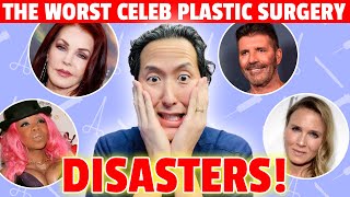 The 5 WORST Celebrity Plastic Surgery DISASTERS [upl. by Icyak]