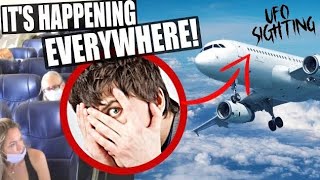 quotMASSIVEquot UFO Freaks Out ENTIRE AIRPLANE Best New Alien Videos 2024 [upl. by Aehtorod842]