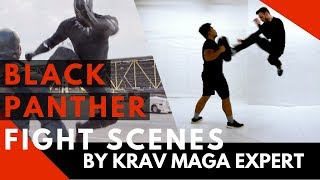 BLACK PANTHER Fight Scene Easy Tutorial by KRAV MAGA EXPERT MARVEL STUDIOS [upl. by Ciccia295]