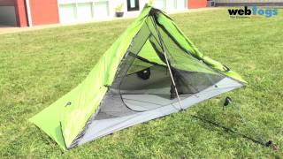 Nemo Meta 1P Trekking pole tent  Forget the poles with this lightweight spacious 1 person tent [upl. by Akinwahs]