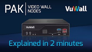 VuWall PAK Video Wall Node  2 Minute Explainer Animation [upl. by Ennaitsirk]