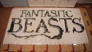 FANTASTIC BEASTS AND WHERE TO FIND THEM in 72000 Dominoes [upl. by Annai]